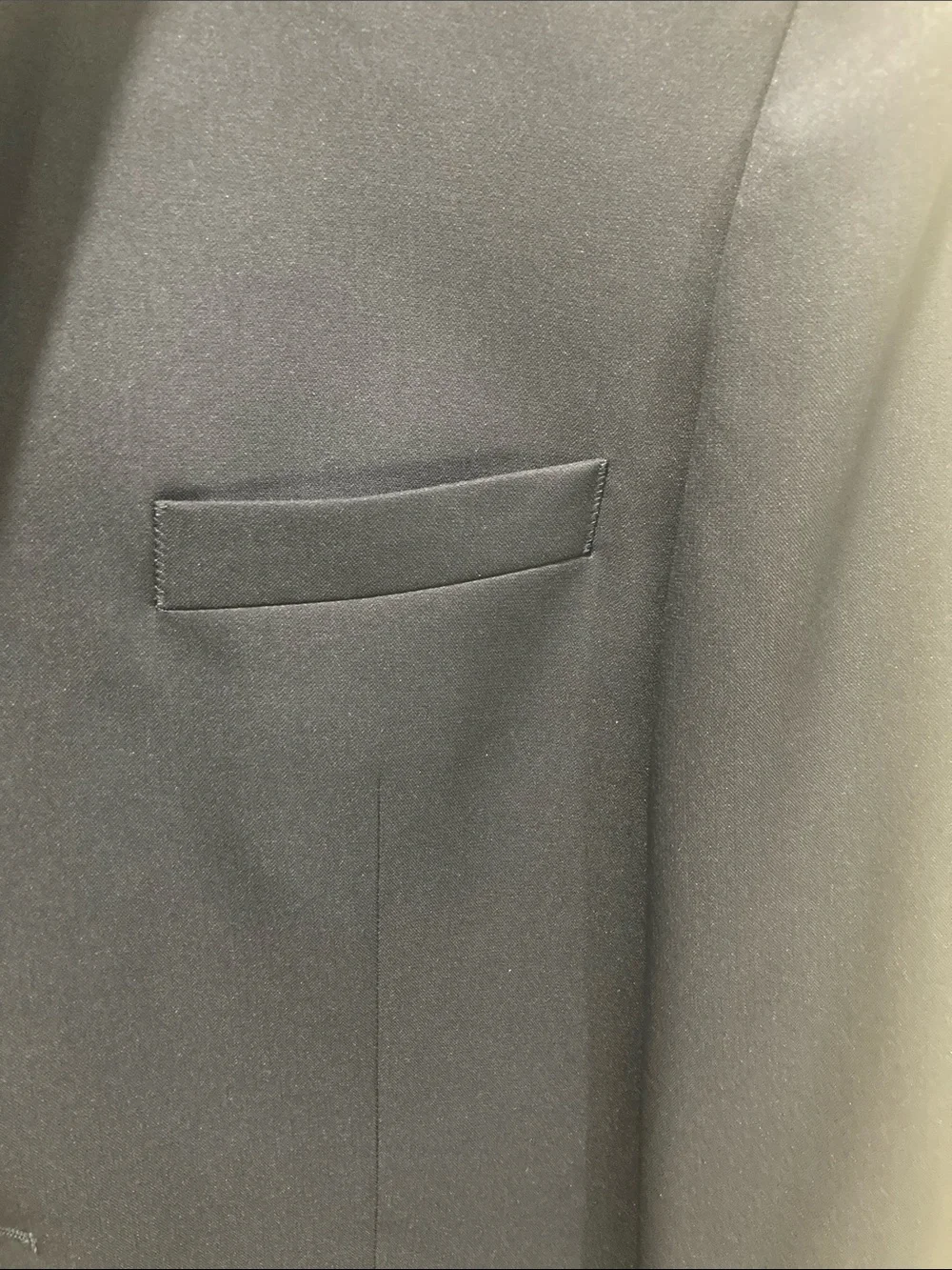 NWT Haggar The Active Series Classic Fit-Navy Blue Two-Button Suit Jacket-Sz 40R